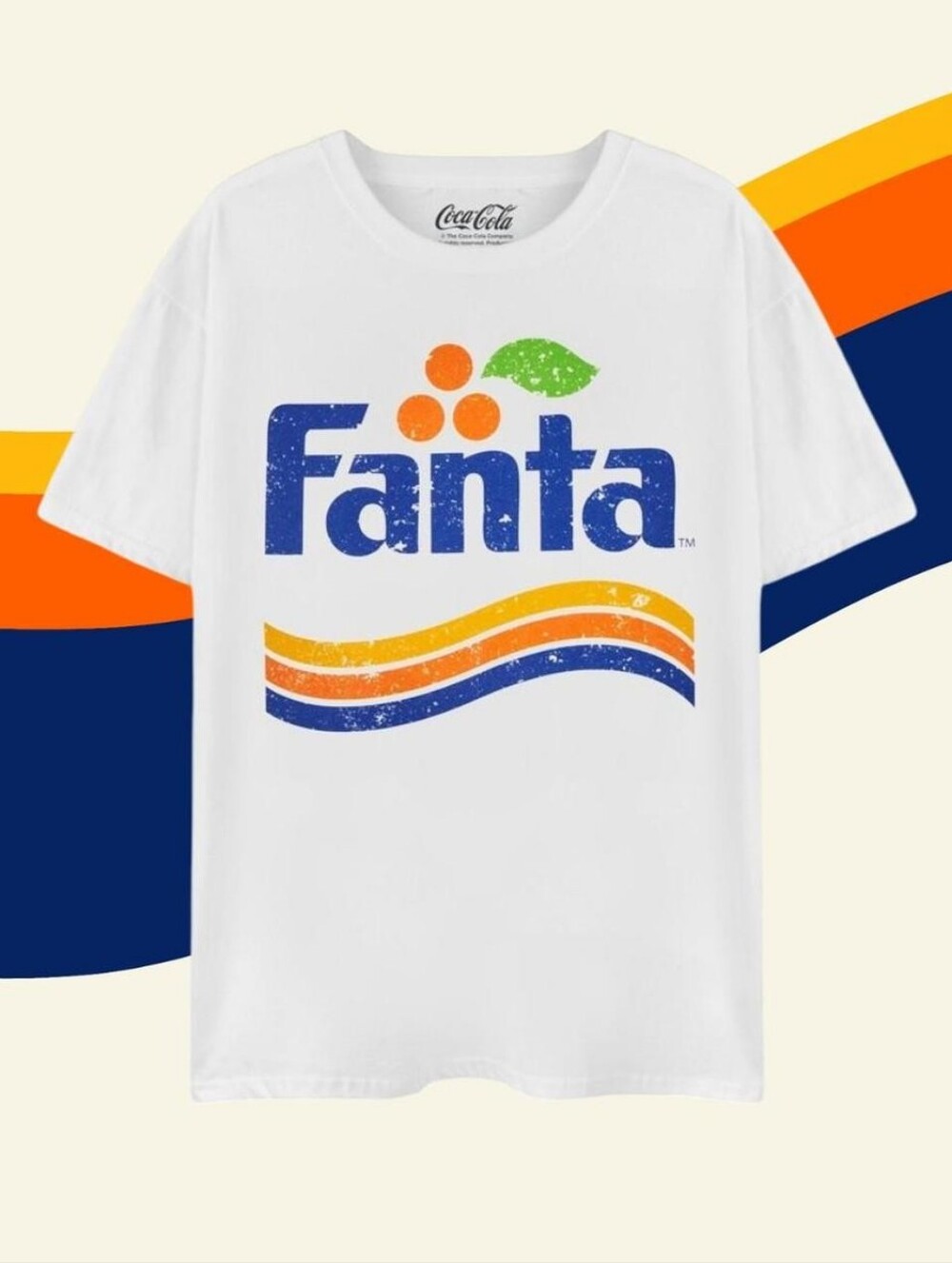 h&m x Coca-Cola Fanta Graphic Crewneck T-Shirt - white - Size M